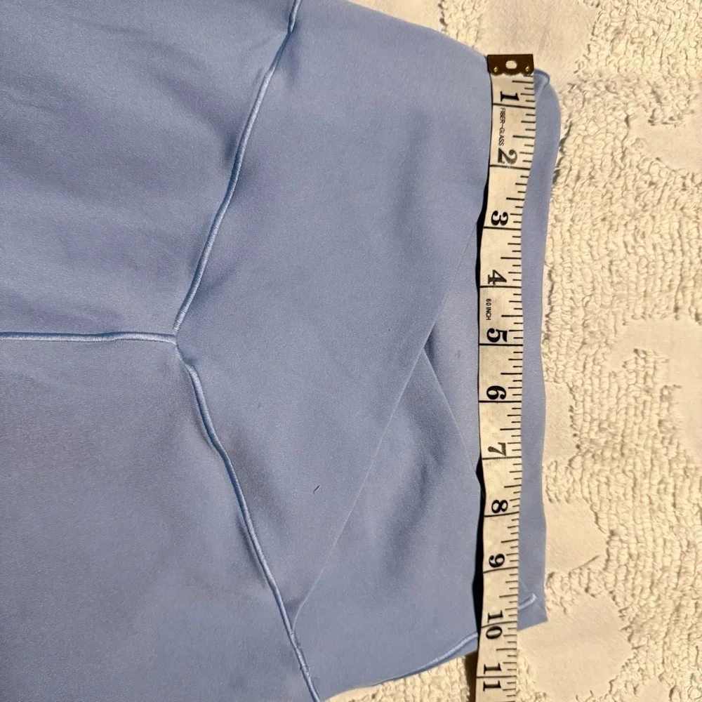 OFFLINE By Aerie Real Me High Waisted Crossover Legging, Blue Size Medium Pocket